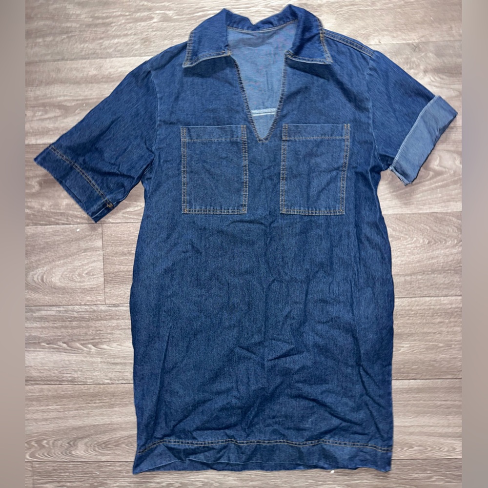 Stylish Denim Mini Dress